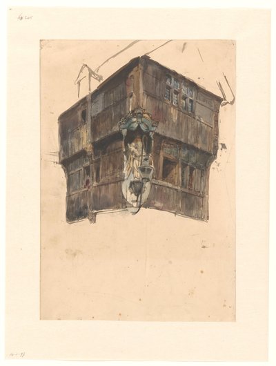 Studio del piano superiore di una casa d