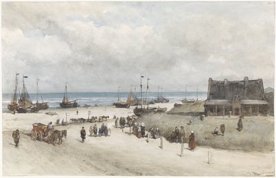 La spiaggia di Scheveningen da Johannes Bosboom