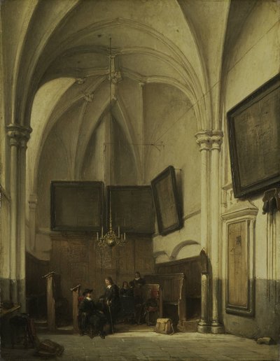 Sagrestia della Chiesa di San Stefano a Nimega da Johannes Bosboom
