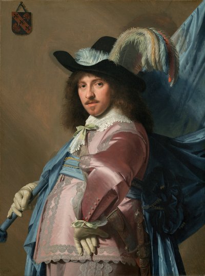 Andries Stilte come Alfiere da Johannes Cornelisz Verspronck