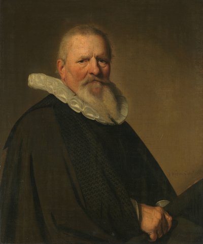 Pieter Jacobsz Schout (1570-1645), borgomastro di Haarlem da Johannes Cornelisz. Verspronck