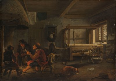 Laboratorio di un tessitore da Johannes Dircksz. van Oudenrogge