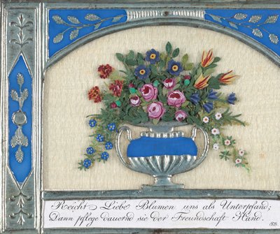 Biglietto di auguri, 1821 da Johannes Endletzberger