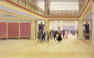 Interno di un castello, c.1830 da Johannes Flintoe