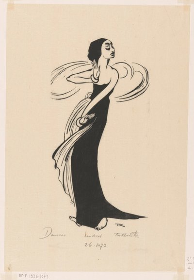 Danzatrice da Johannes Frederik Engelbert ten Klooster (signed by artist)