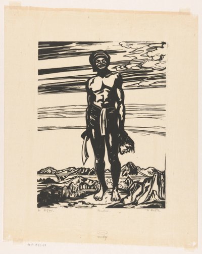 Il guerriero da Johannes Frederik Engelbert ten Klooster (signed by artist)