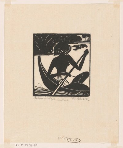 Ragazza papuana da Johannes Frederik Engelbert ten Klooster (signed by artist)