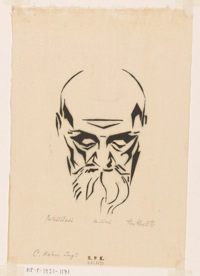 Ritratto di Carl Hohn da Johannes Frederik Engelbert ten Klooster (signed by artist)