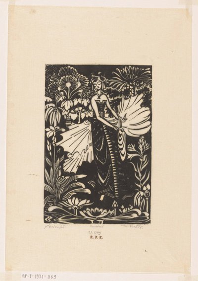 Serimpi da Johannes Frederik Engelbert ten Klooster (signed by artist)