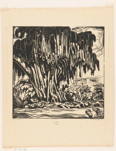 Waringin da Johannes Frederik Engelbert ten Klooster (signed by artist)