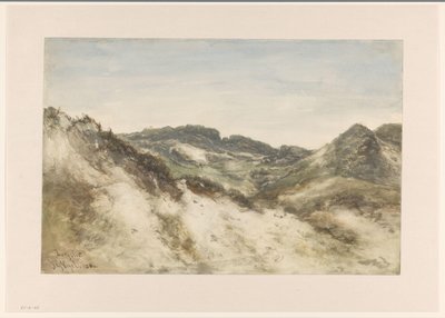 Paesaggio dunale vicino a Zorgvliet da Johannes Gijsbert Vogel