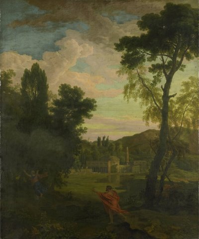 Paesaggio arcadico con Giove e Io da Johannes Glauber