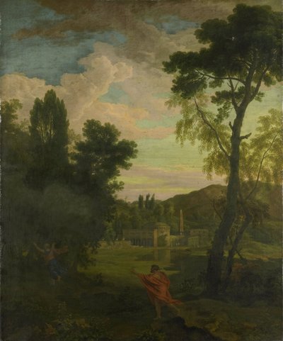 Paesaggio arcadico con Giove e Io da Johannes Glauber