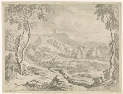 Paesaggio con pastori da Johannes Glauber