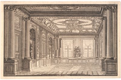 Sala da pranzo nel palazzo di Chr. VII ad Amalienborg da Johannes Gottfred Bradt