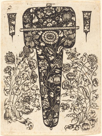 Pendente decorato con fiori da Johannes Hanias