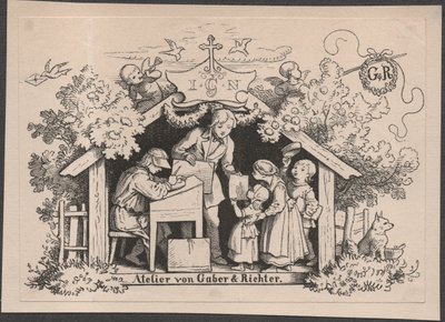 Studio di Gaber & Richter da Johannes Heinrich & Gaber August (1823 1894) Richter