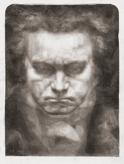 Ludwig van Beethoven, ritratto da Johannes Hendricus Fekkes