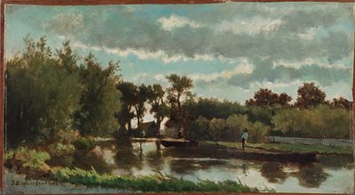Vicino a Noorden, XIX secolo da Johannes Hendrik Weissenbruch