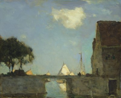 Noorden, vicino a Nieuwkoop, 1901 da Johannes Hendrik Weissenbruch