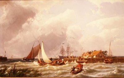 La bocca del porto da Johannes Hermann Barend Koekkoek