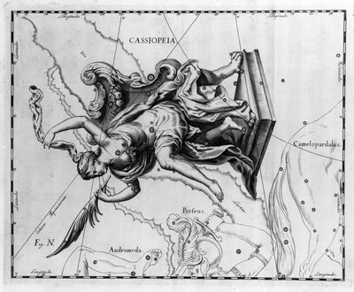 La costellazione di Cassiopea: Cassiopea, moglie del re d