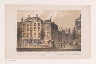 Sede centrale della Compagnia Commerciale ad Amsterdam da Johannes Hilverdink