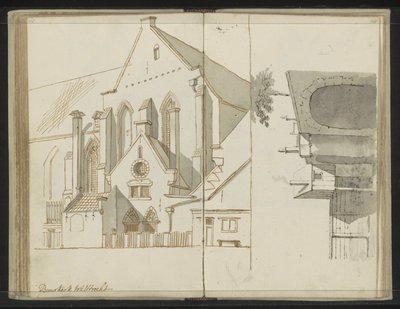 Chiesa di Buurkerk a Utrecht da Johannes Huibert Prins