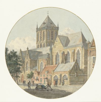 La chiesa di San Giacomo a Utrecht da Johannes Huibert Prins