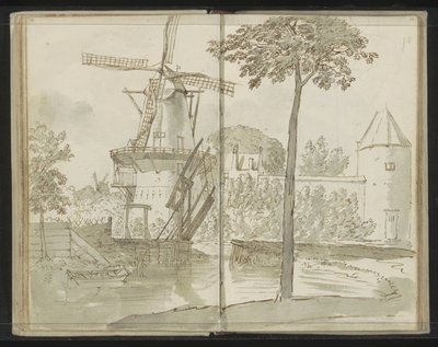 Mulino di Delft presso Spoorsingel da Johannes Huibert Prins