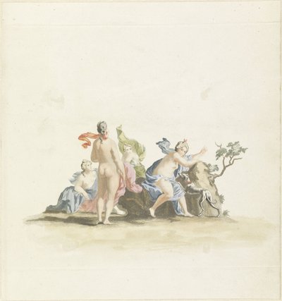 Diana e le sue ninfe da Johannes Jacobsz van den Aveele (attributed to)