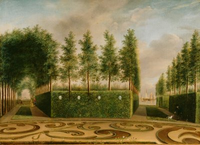 Un Giardino Formale, 1766 da Johannes Janson