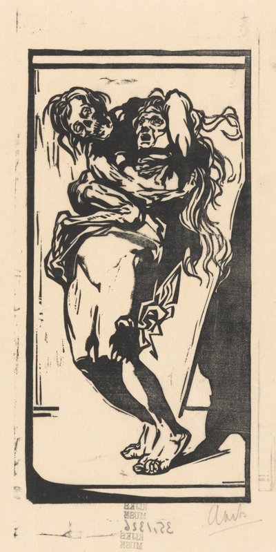 La Morte e una donna da Johannes Josephus Aarts (signed by artist)