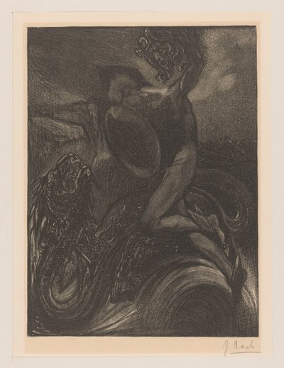 Perseo e il mostro marino da Johannes Josephus Aarts (signed by artist)