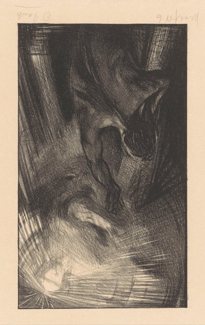 Apparizione di una figura luminosa da Johannes Josephus Aarts (signed by artist)