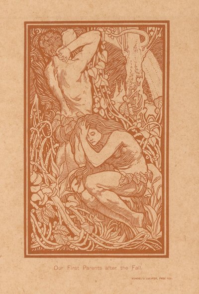 Adamo ed Eva dopo la caduta da Johannes Josephus Aarts