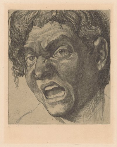 Uomo che sbadiglia da Johannes Josephus Aarts