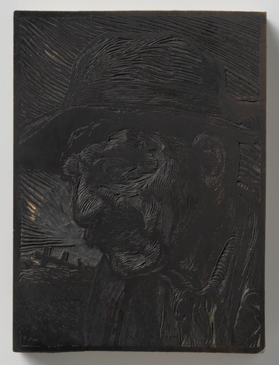 Testa di uomo verso sinistra da Johannes Josephus Aarts