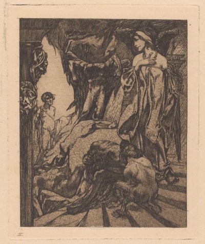 Edipo e la sfinge da Johannes Josephus Aarts