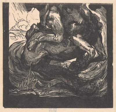 Metà inferiore di un centauro da Johannes Josephus Aarts