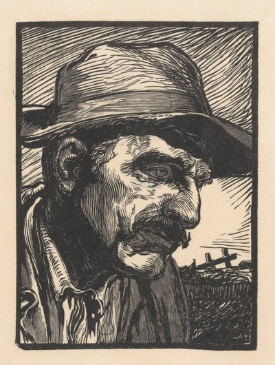 Ritratto di un uomo sconosciuto da Johannes Josephus Aarts
