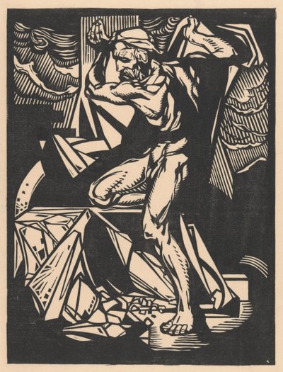 Sansone distrugge le colonne del tempio da Johannes Josephus Aarts