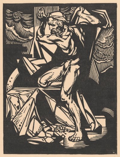 Sansone distrugge le colonne del tempio da Johannes Josephus Aarts
