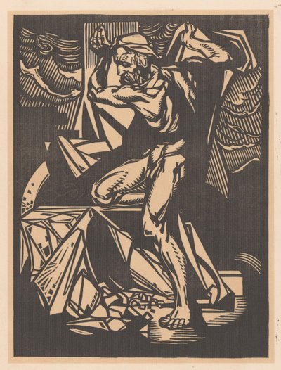 Sansone distrugge le colonne del tempio da Johannes Josephus Aarts