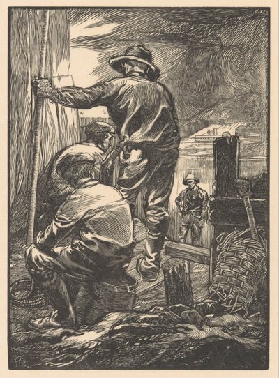 Quattro lavoratori vicino all
