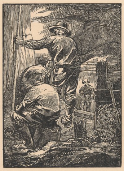 Quattro lavoratori vicino all