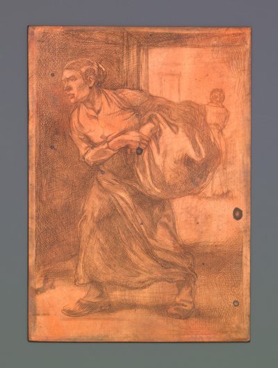 Donna che porta un sacco da Johannes Josephus Aarts