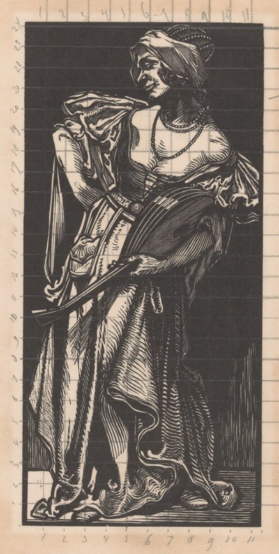 Donna con liuto da Johannes Josephus Aarts