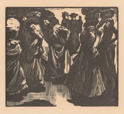 Donne sotto la pioggia da Johannes Josephus Aarts