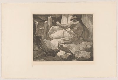 Lavoratore che scava da Johannes Josephus Aarts
